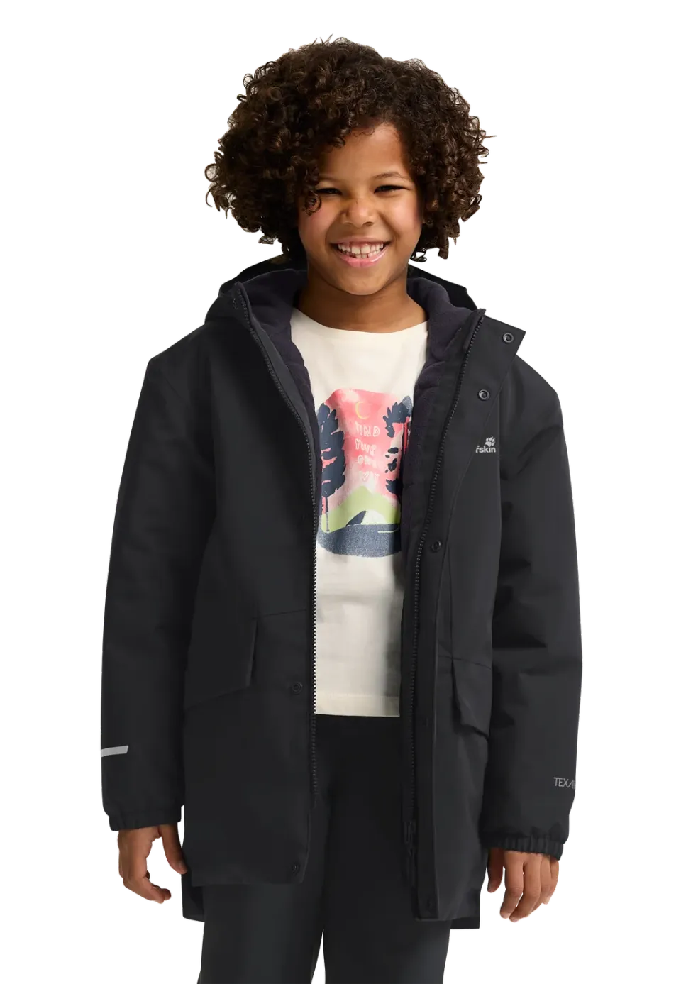 Jack Wolfskin Canvey Jkt Kids parka enfant chaude