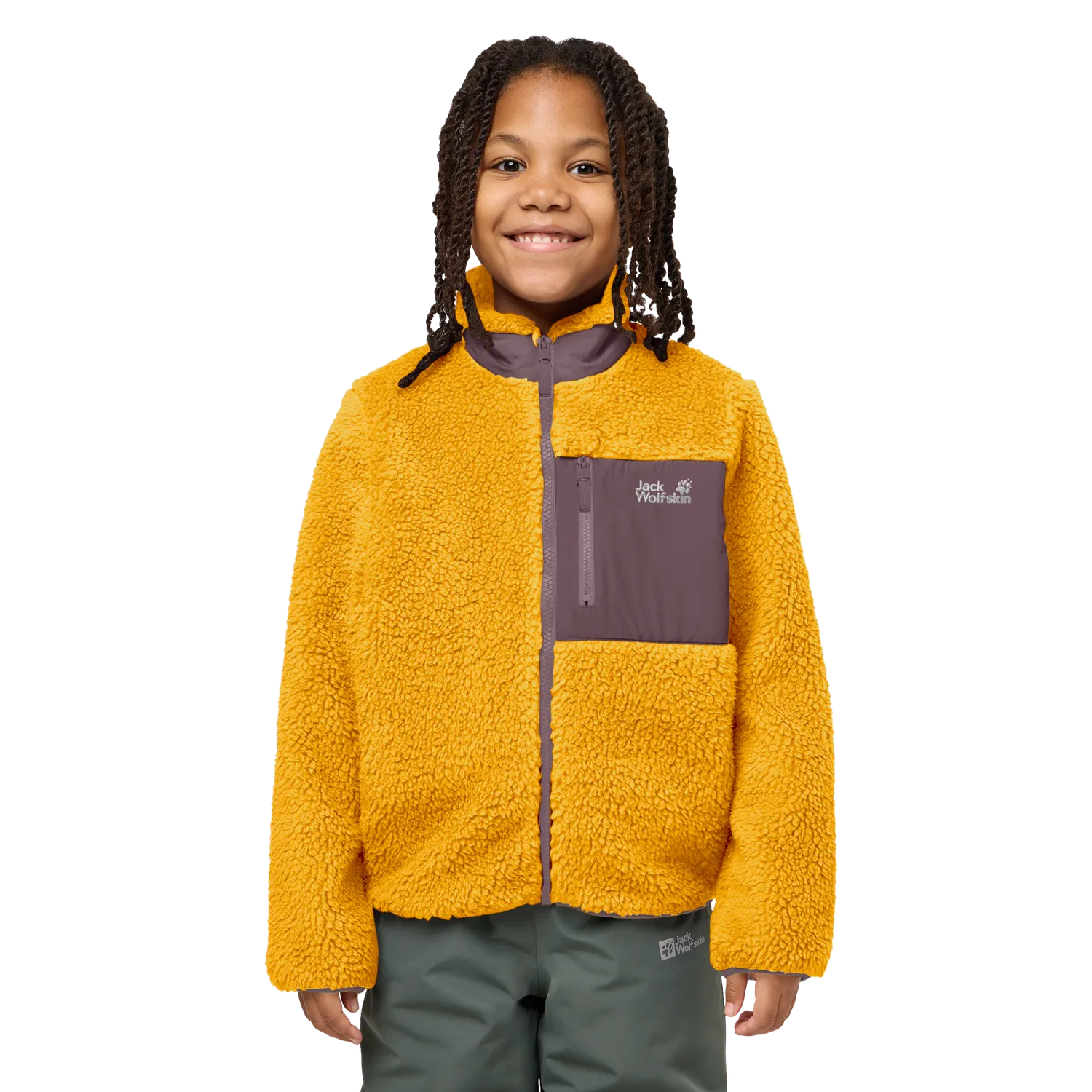 Jack Wolfskin Ice Curl Jacket veste polaire enfant 128