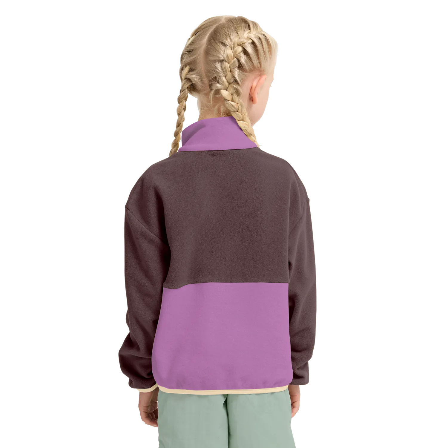 Jack Wolfskin Taunus Colorblock pull polaire enfant demi-zip