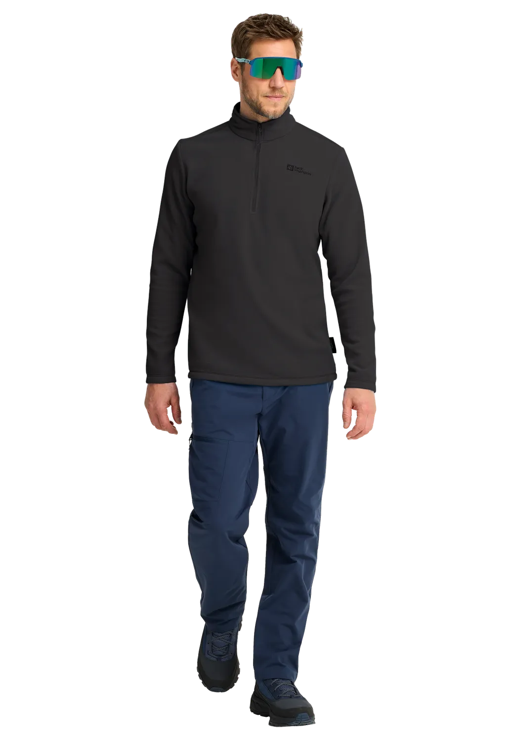 Jack Wolfskin Taunus HZ M polaire demi-zip recyclée