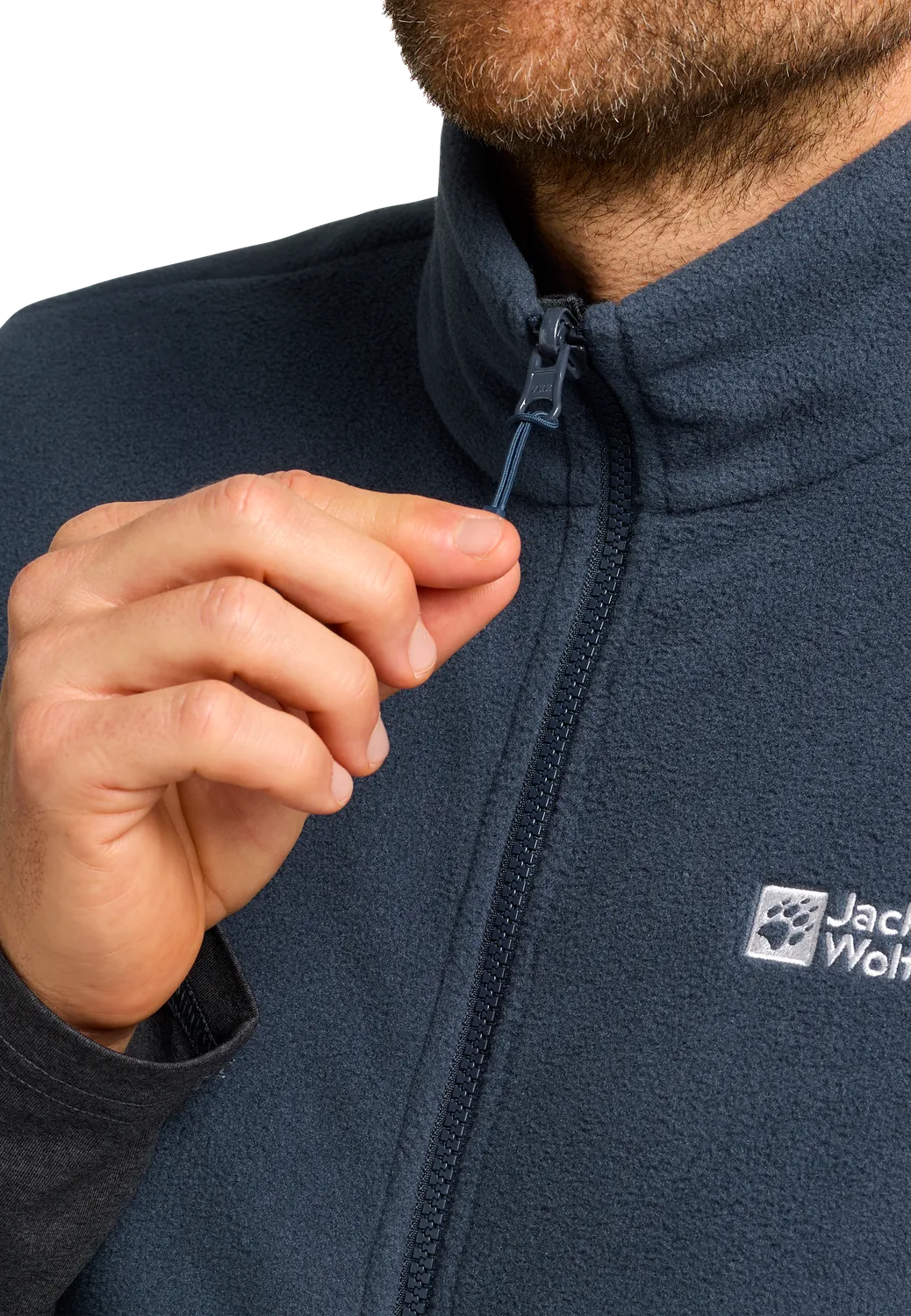 Jack Wolfskin Waldsteig FZ Vest M gilet polaire homme recyclé