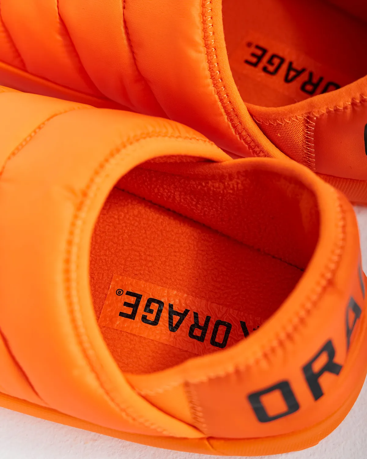 Orage Yeti Mule chausson unisexe ultra-léger orange