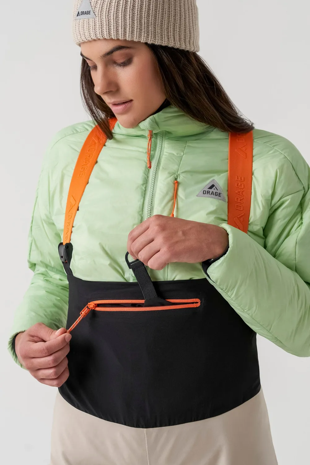 Orage MTN-X Cliff 3L salopette ski femme bouleau grand froid