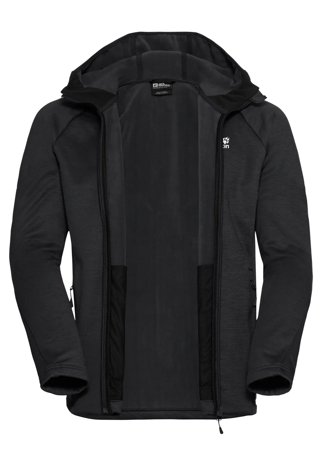 Jack Wolfskin Peak District Hooded Fz M polaire homme