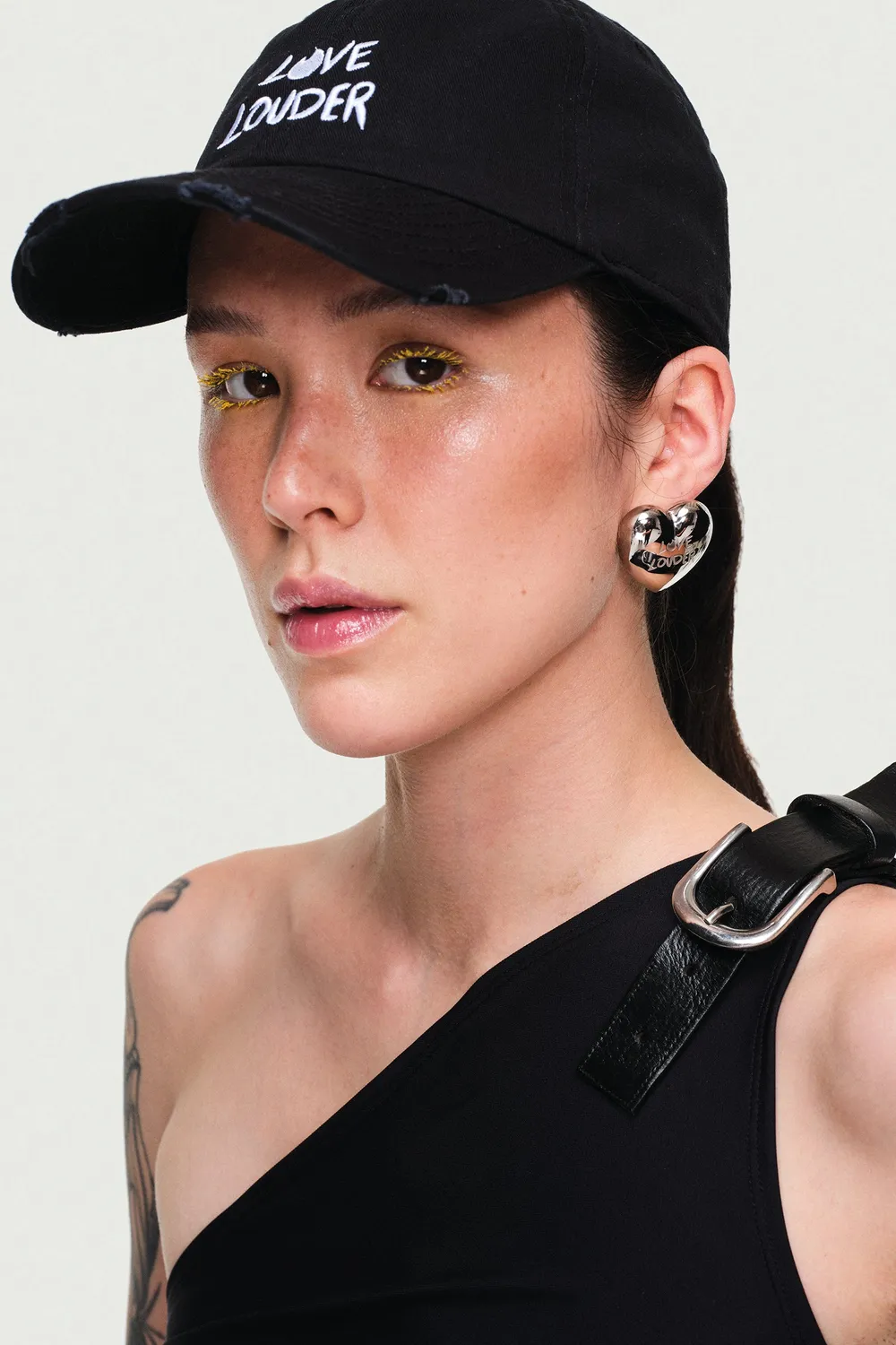 JEANNE FRIOT Love Louder Cap casquette coton recyclé