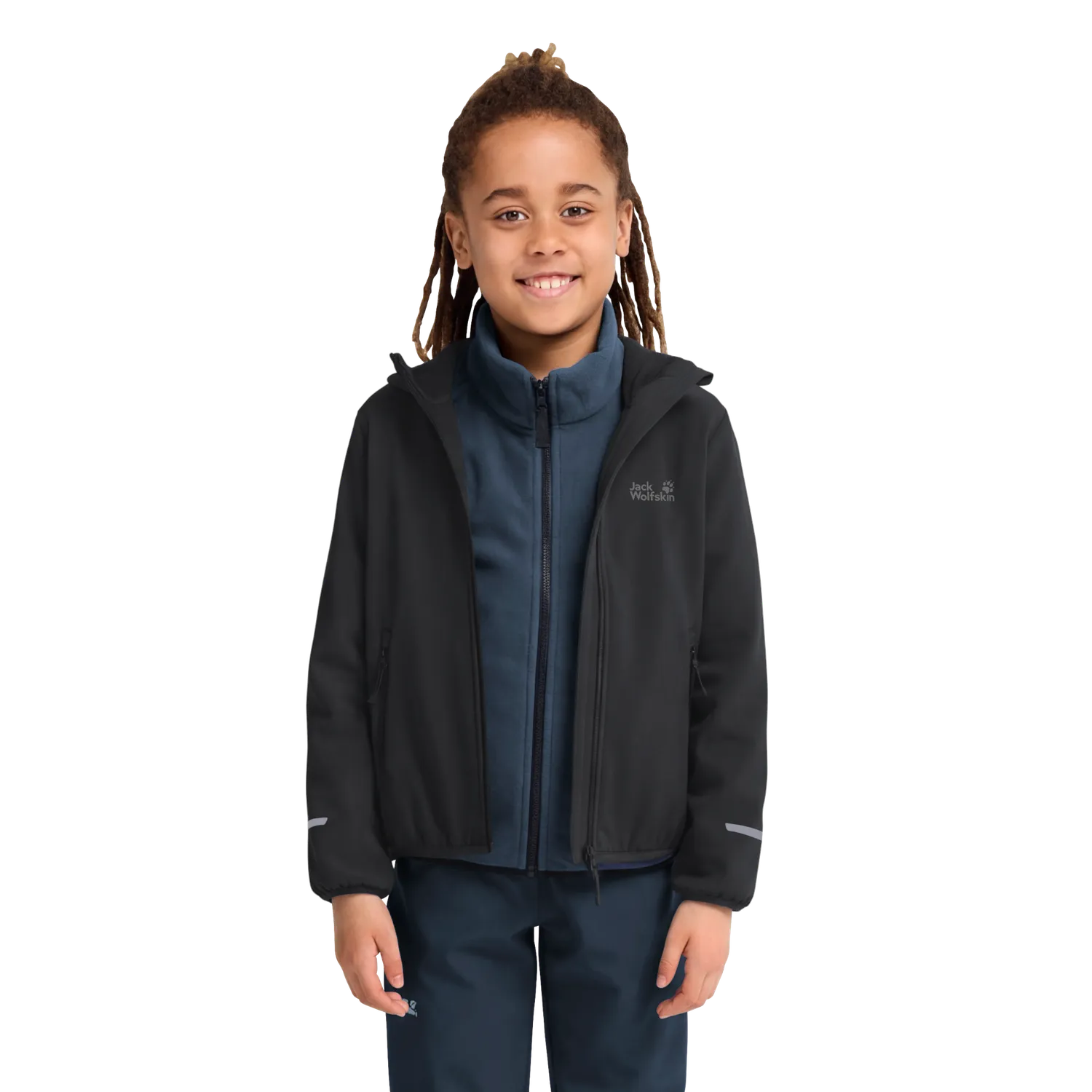 Jack Wolfskin Fourwinds JKT K coupe-vent enfant léger