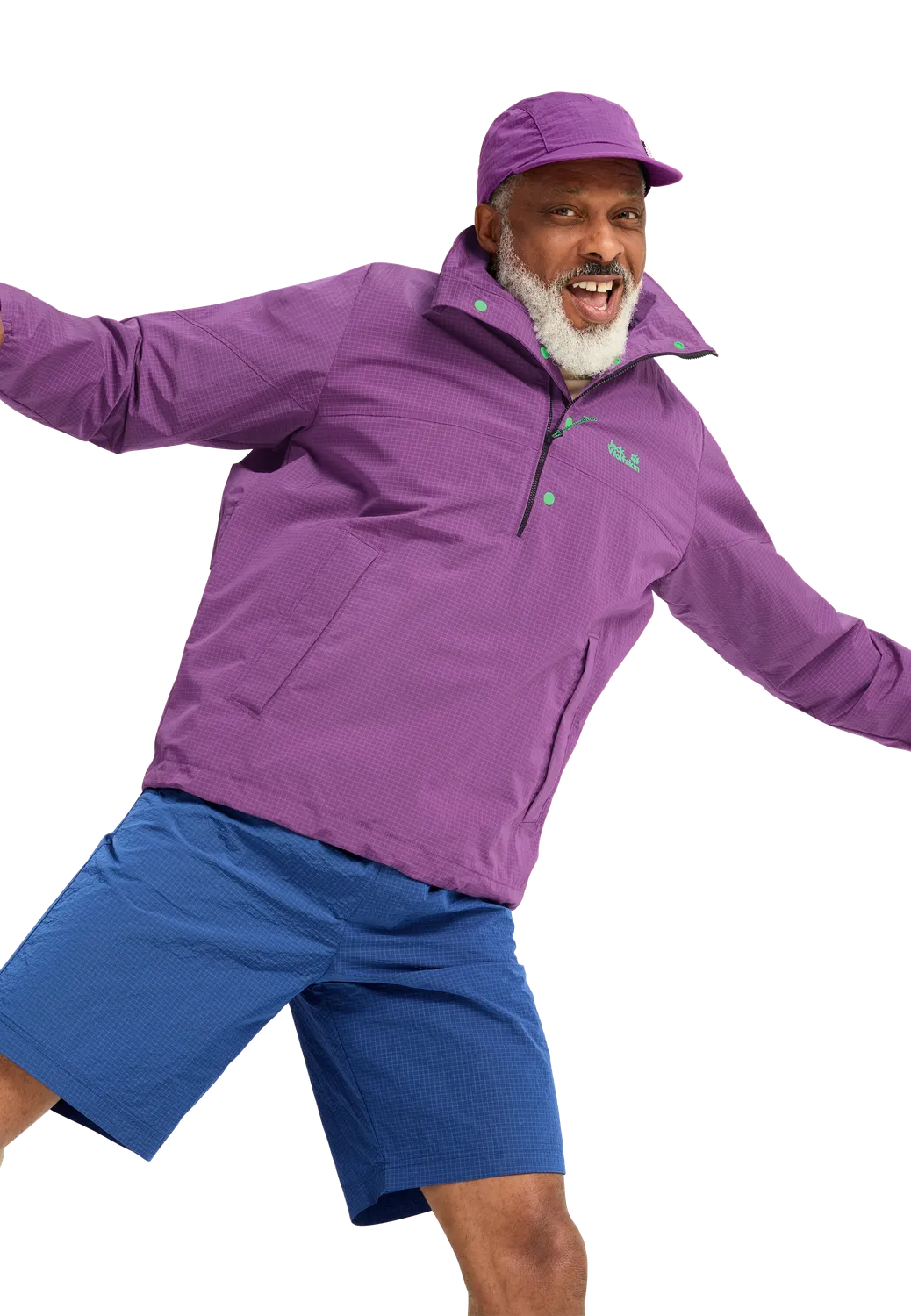 Jack Wolfskin Find The Wild Overhead M sweat coupe-vent