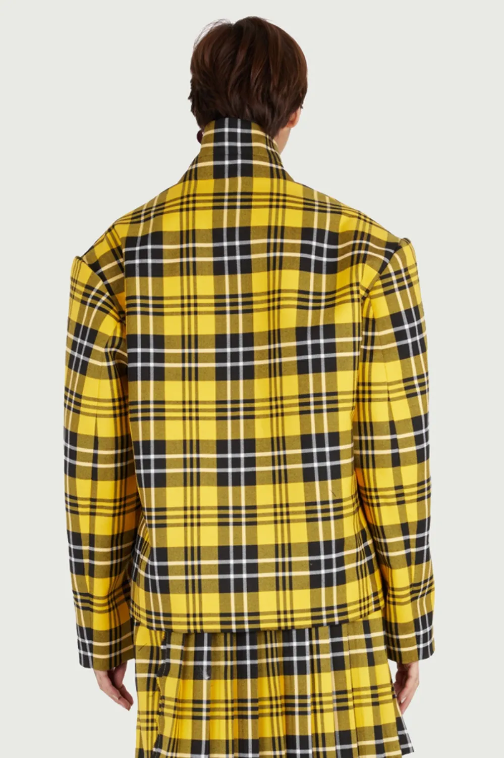 JEANNE FRIOT Clueless Jacket veste tartan laine upcyclée