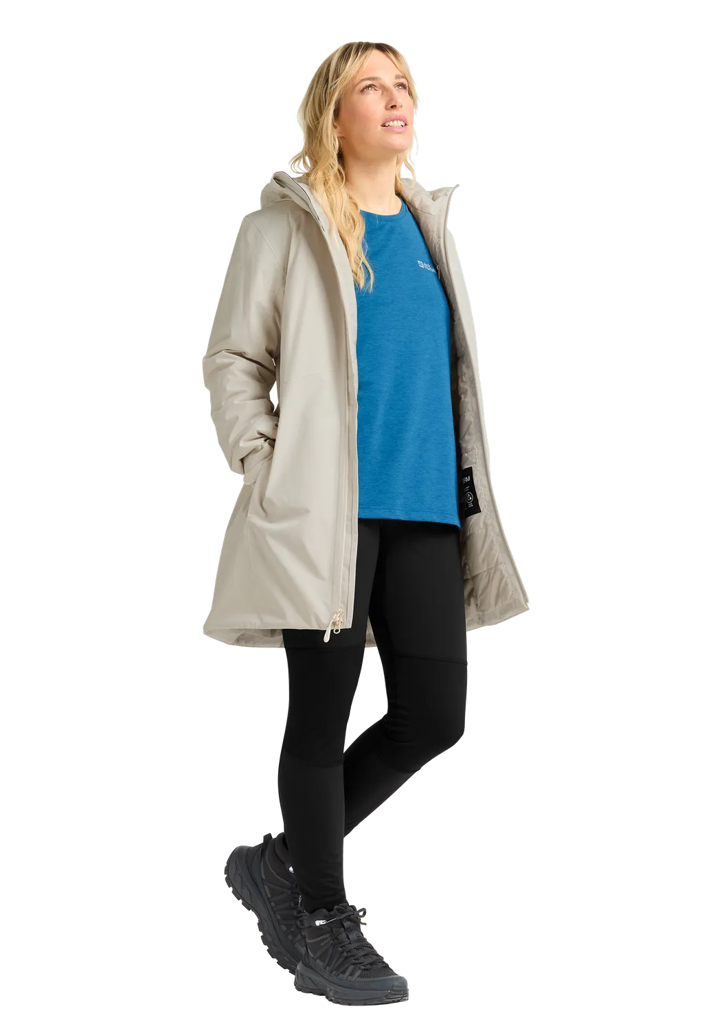 Jack Wolfskin Crosstrail 3/4 T t-shirt femme respirant