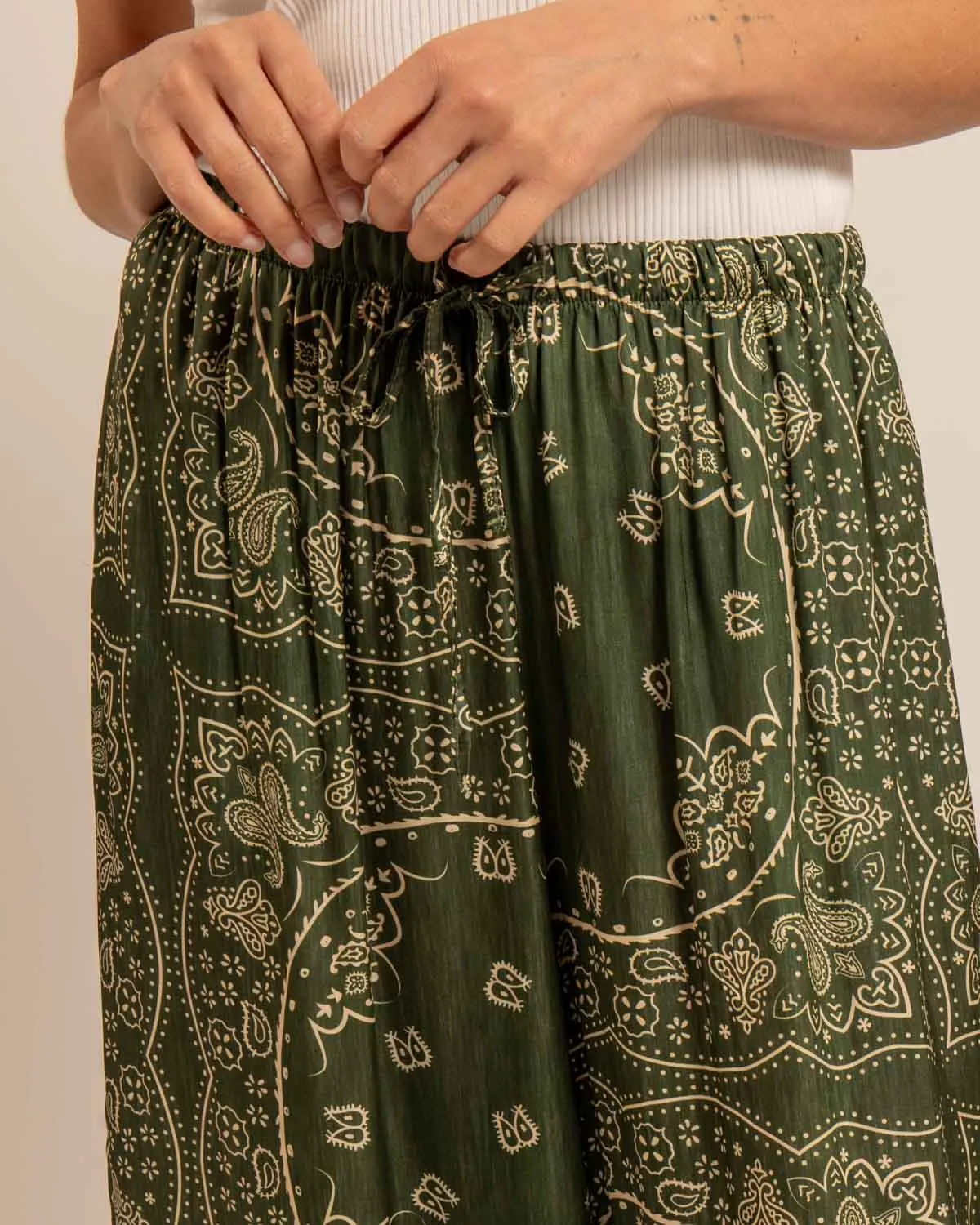 AOKYANOS Phoenix Bandana pantalon kaki fluide
