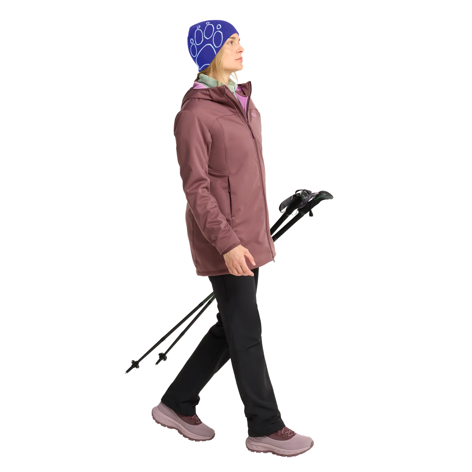 JACK WOLFSKIN PAW BEANIE bonnet chaud motif patte
