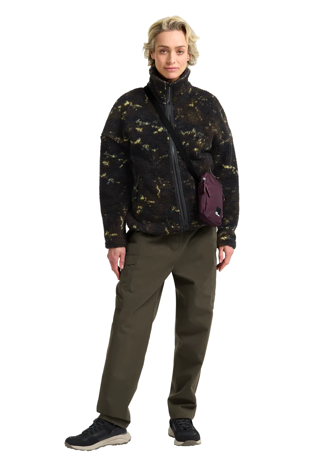 Jack Wolfskin Stone Lite AOP JKT W veste polaire femme imprimé