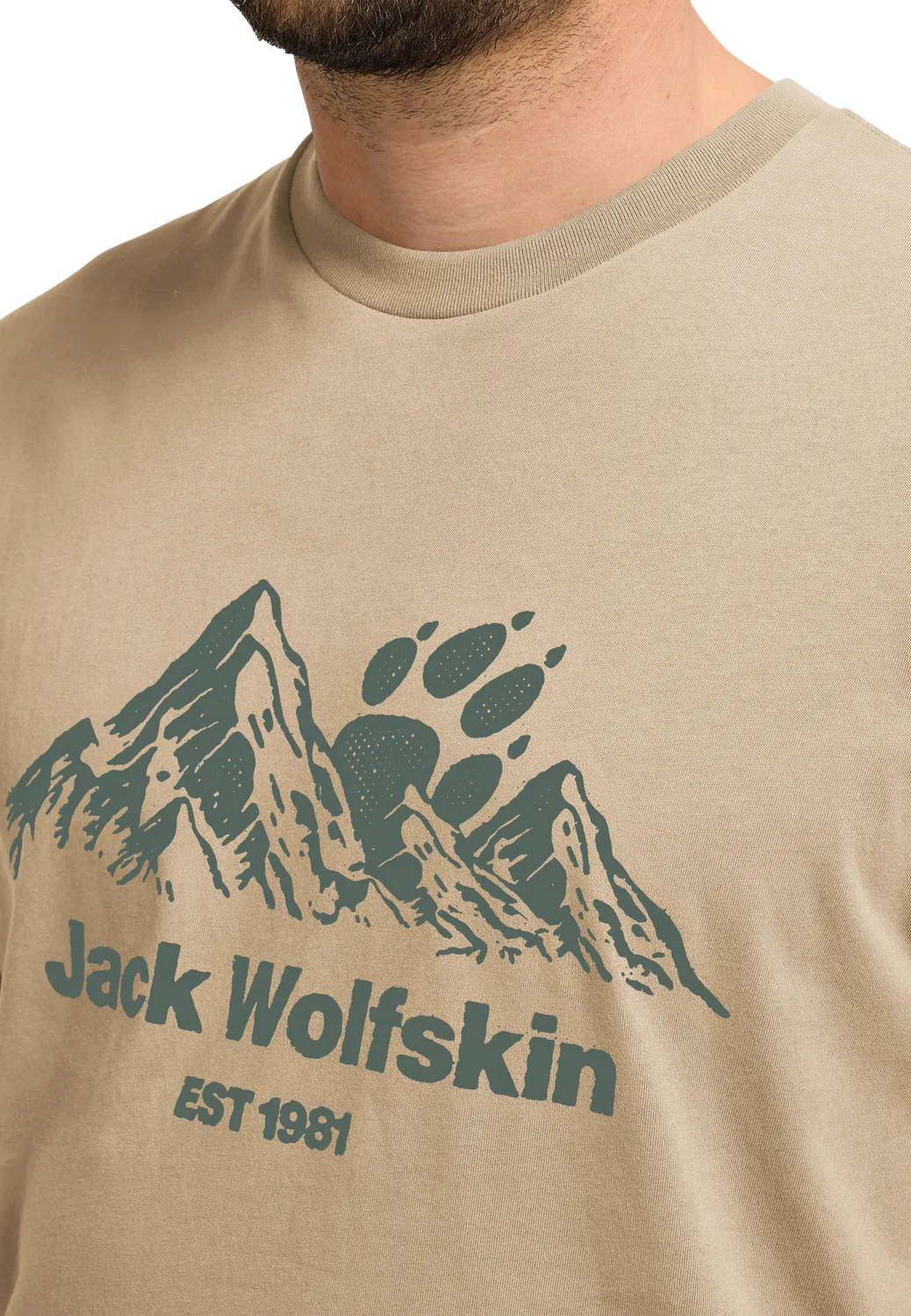 Jack Wolfskin Carefree T M t-shirt homme coton décontracté