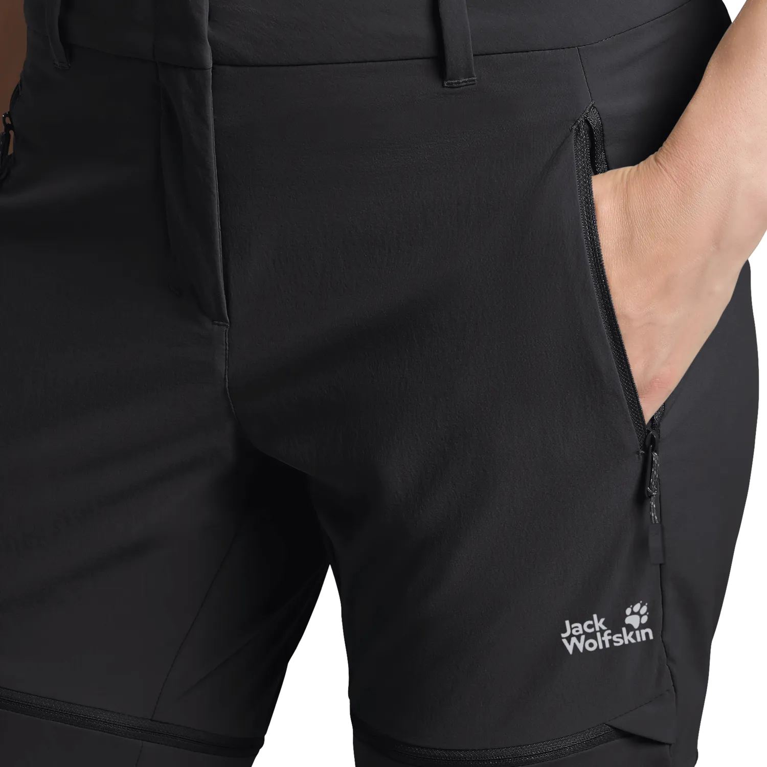 Jack Wolfskin Hikeout Zip Away Pants W pantalon femme convertible