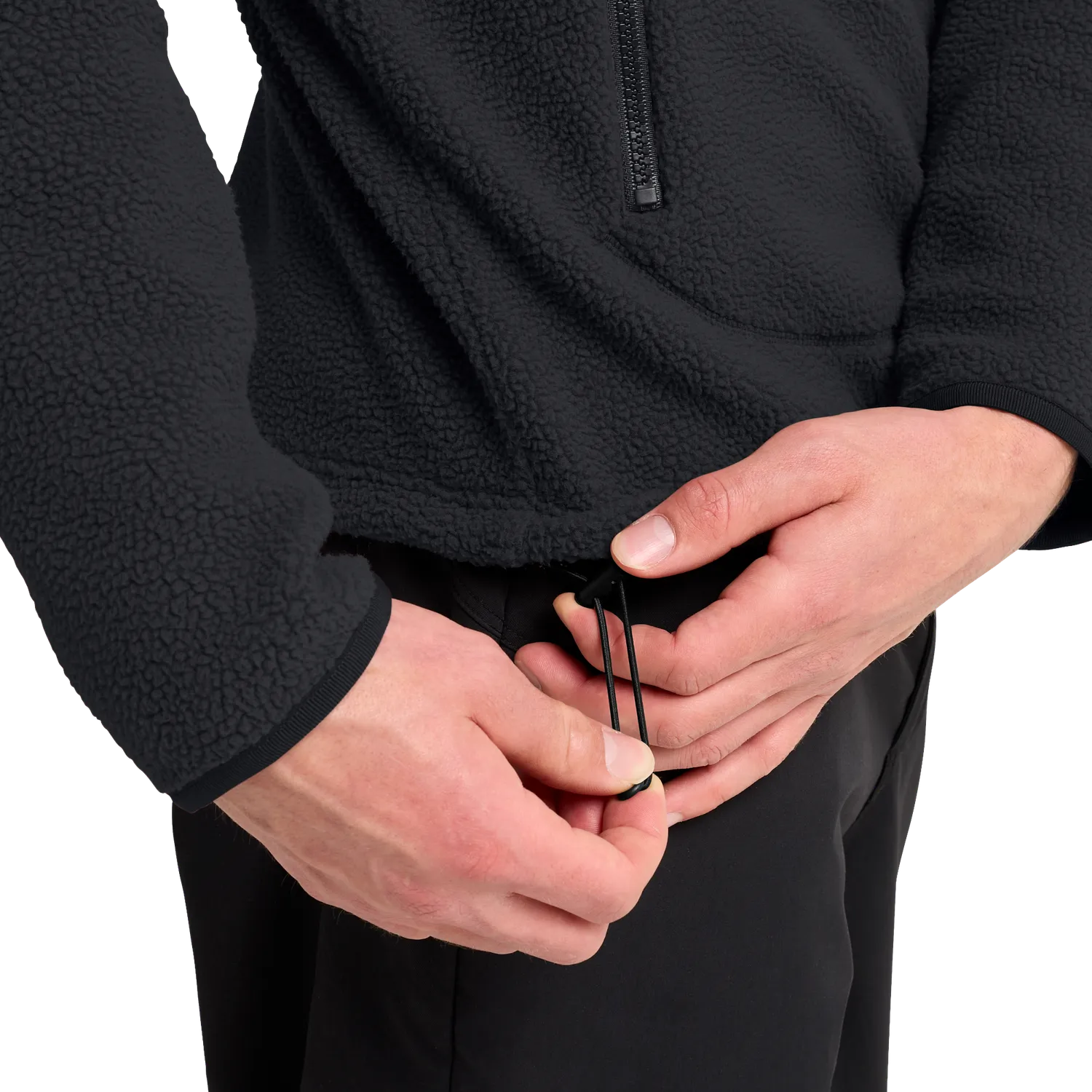Jack Wolfskin Lite Curl Hooded FZ M polaire homme