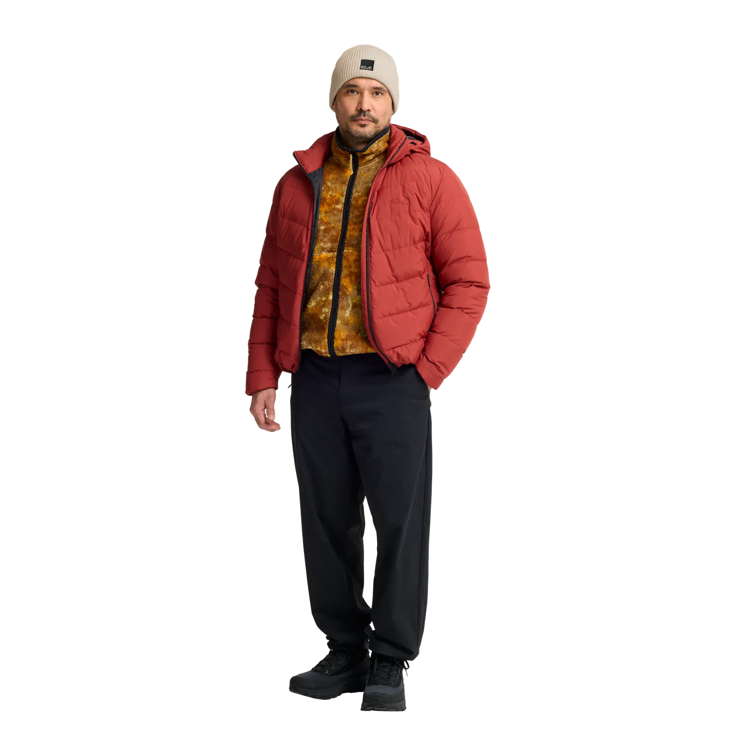 Jack Wolfskin Pergamon Beanie bonnet coupe-vent doublure polaire