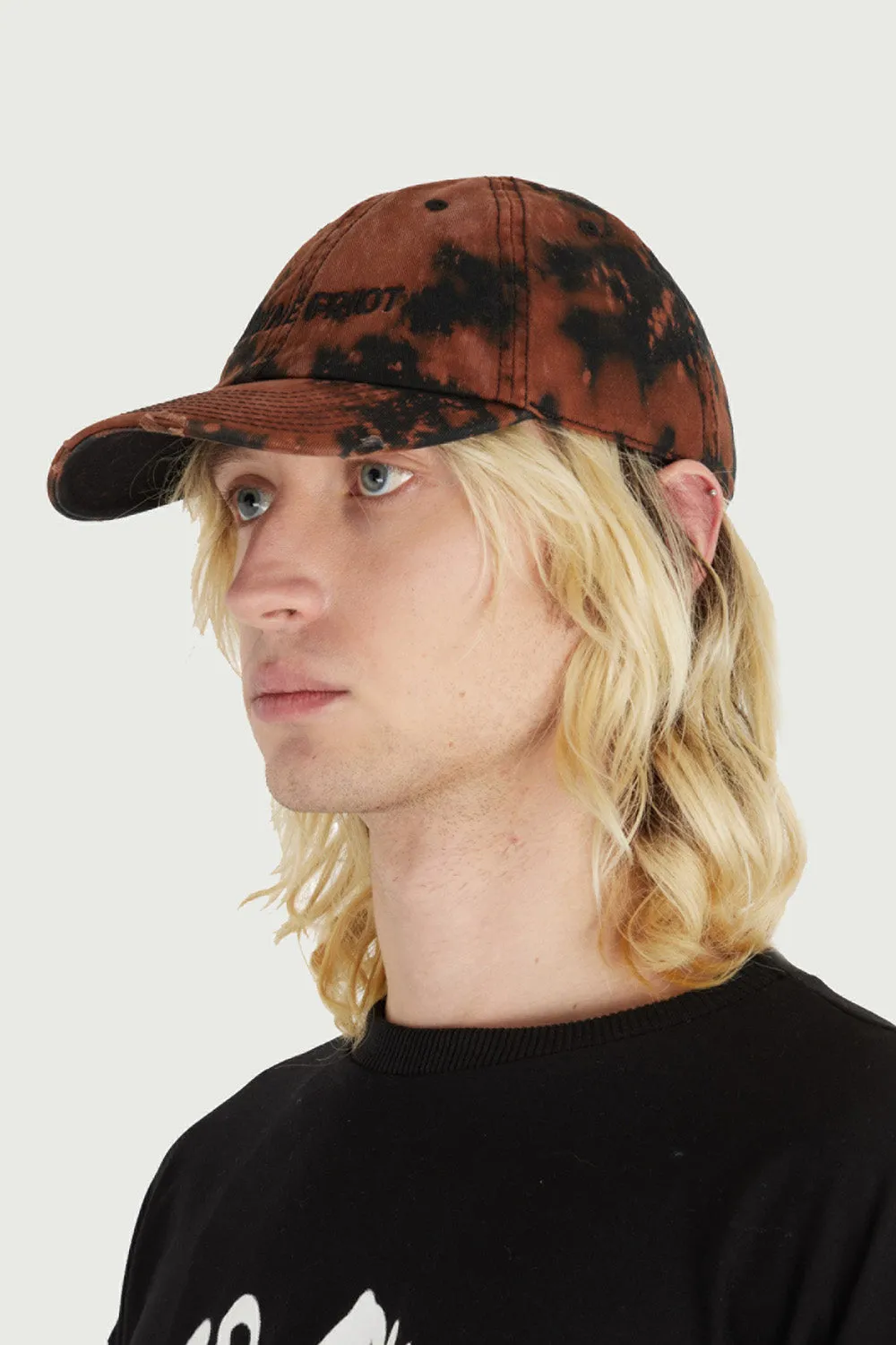 Jeanne Friot Washed casquette brodée délavée