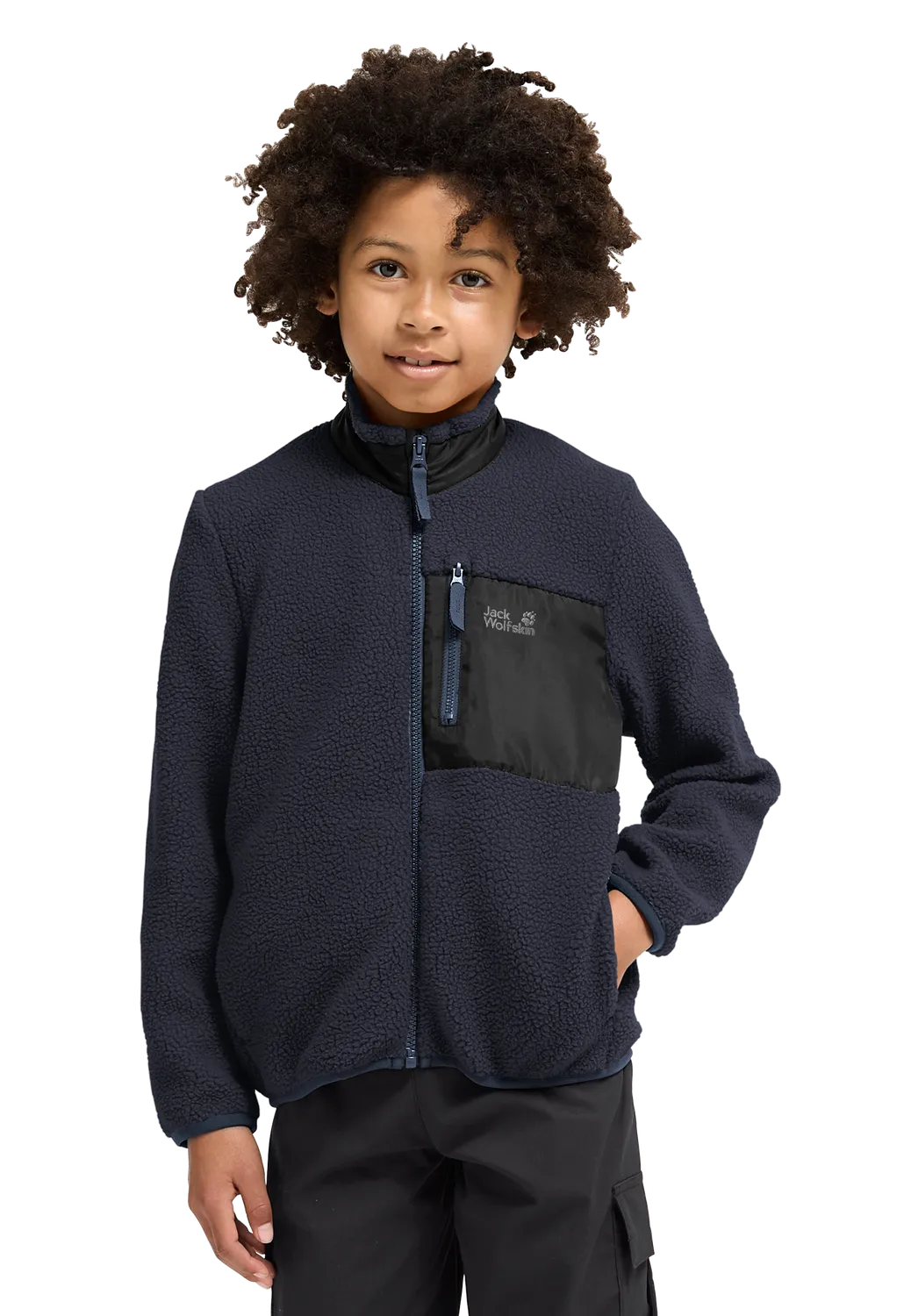Jack Wolfskin Lite Curl FZ K polaire enfant zippée chaude