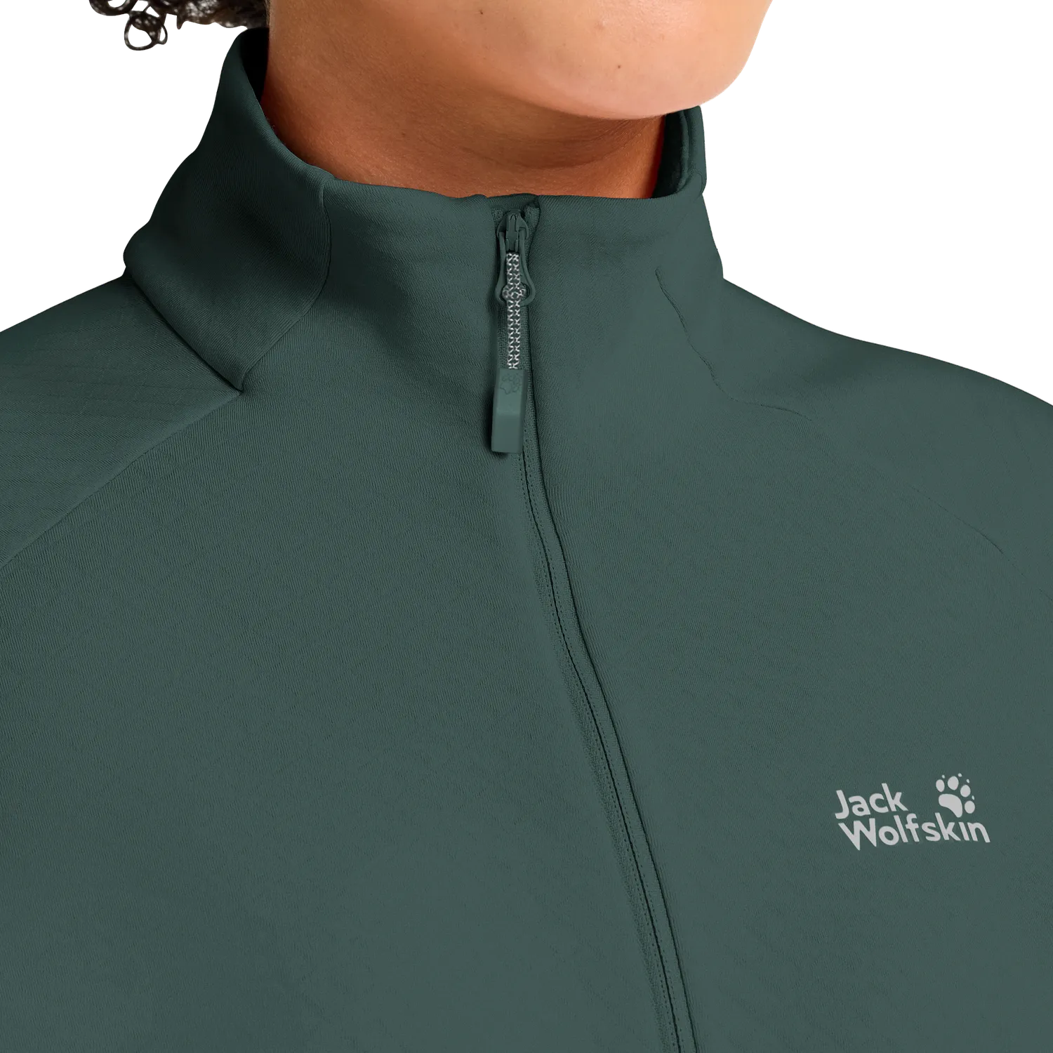 Jack Wolfskin Astrotrail FZ W polaire femme slim col montant