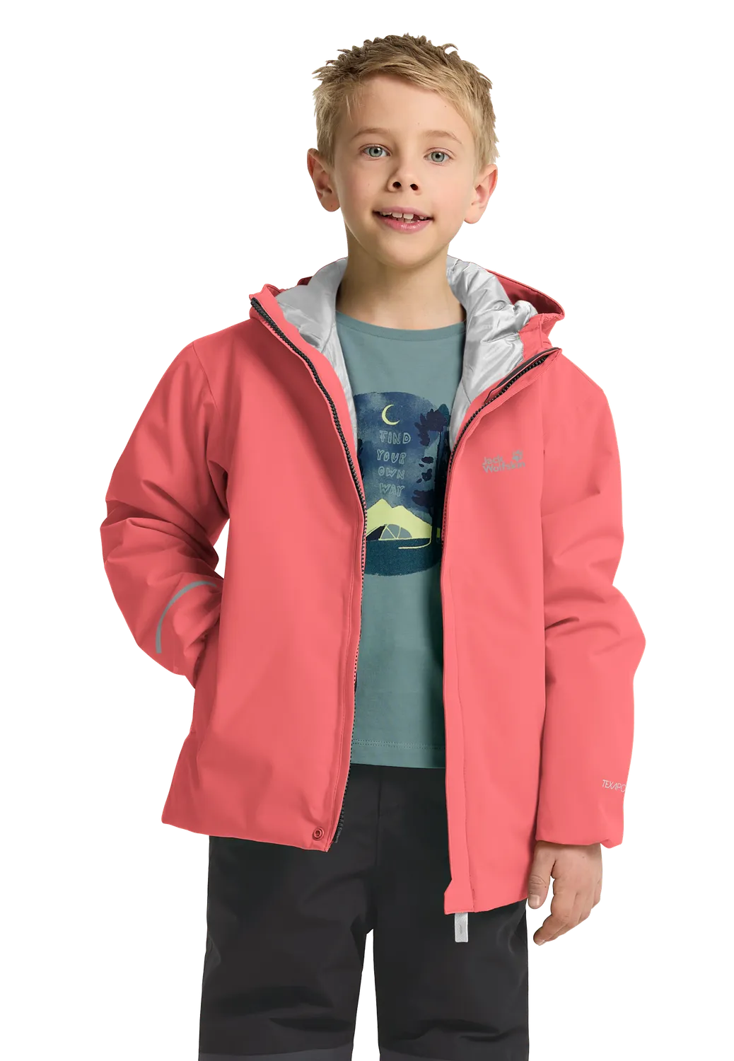 Jack Wolfskin Flowline Ski veste ski enfant chaude 80g