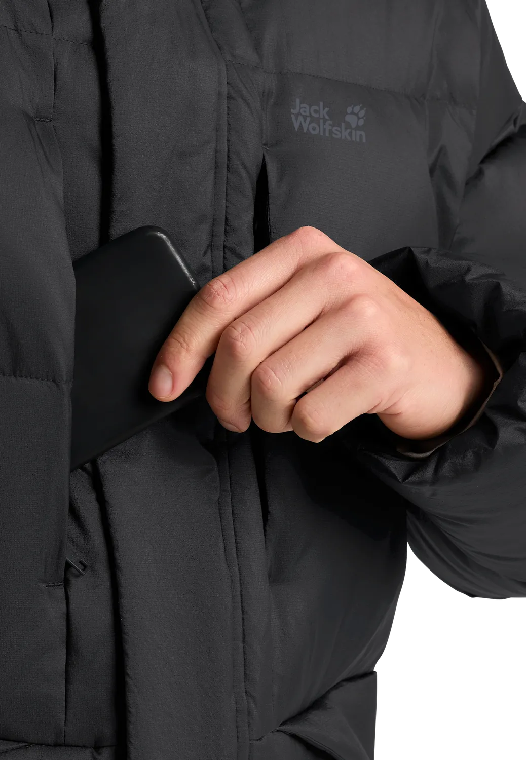 Jack Wolfskin Icy Hill Coat M parka duvet homme M