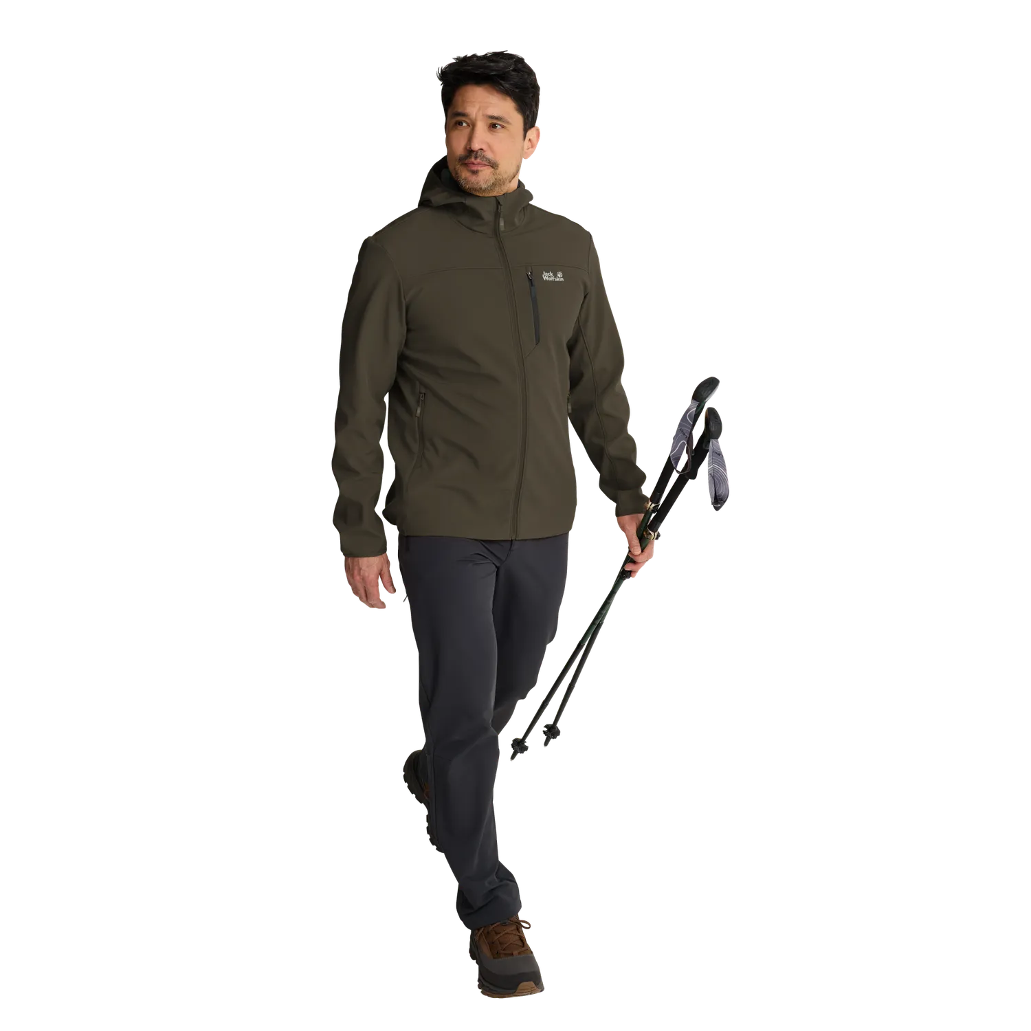 Jack Wolfskin Wild Winds Hooded veste homme coupe-vent