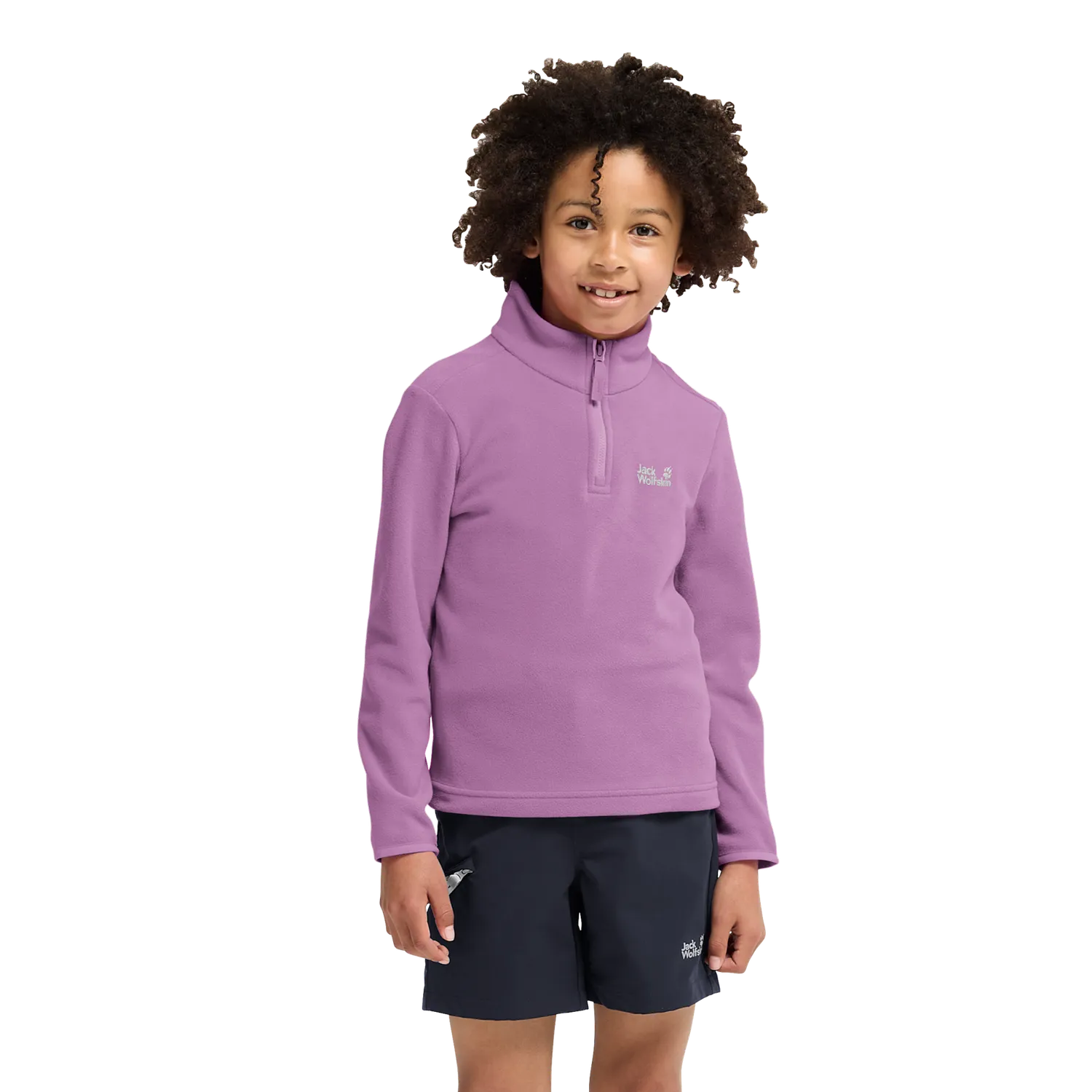 Jack Wolfskin Taunus 100 HZ K pull polaire enfant demi-zip