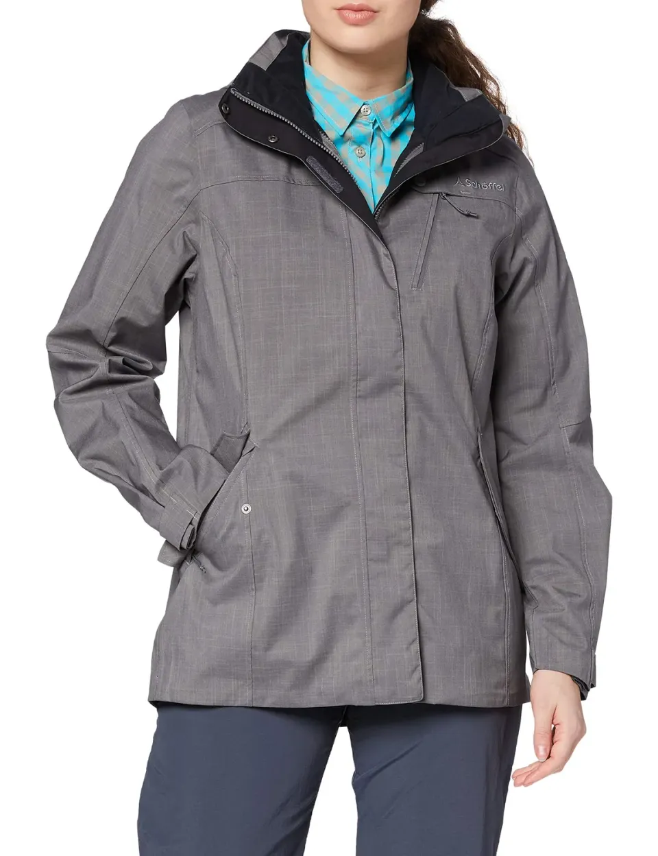Schöffel Agnes2 veste pluie femme noire imperméable