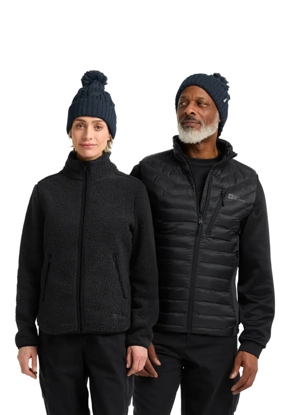 Jack Wolfskin Pompom Beanie bonnet pompon doublure polaire