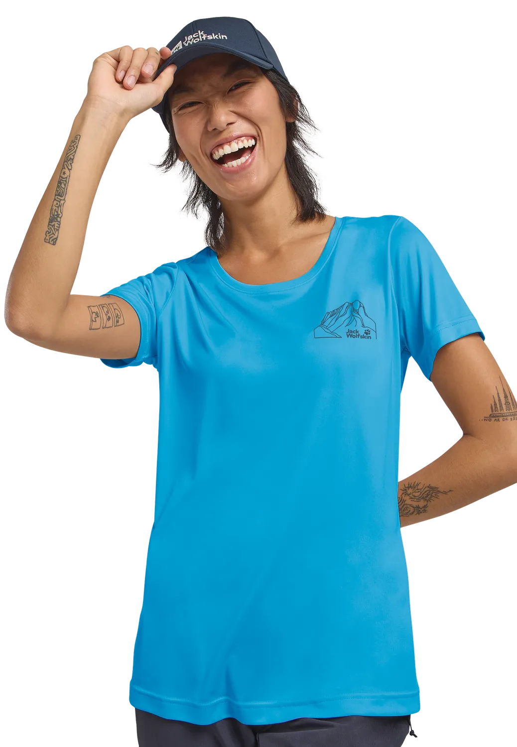 Jack Wolfskin Peak Graphic T W t-shirt femme séchage rapide