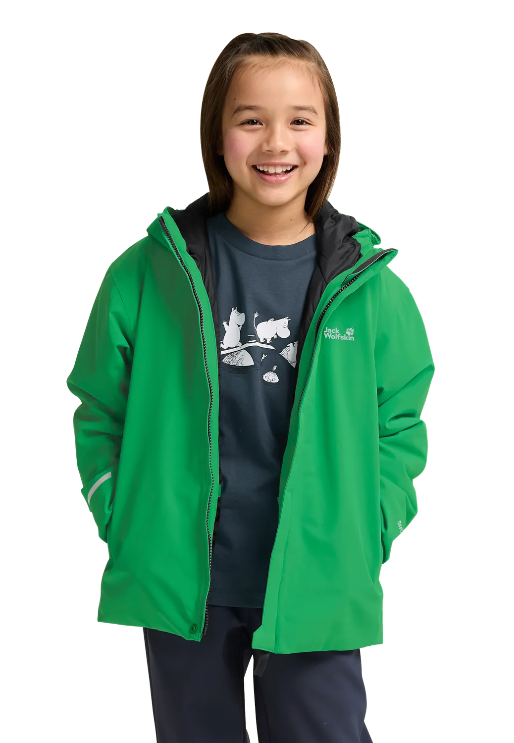 Jack Wolfskin Flowline Ski Jkt veste ski enfant 128 chaude