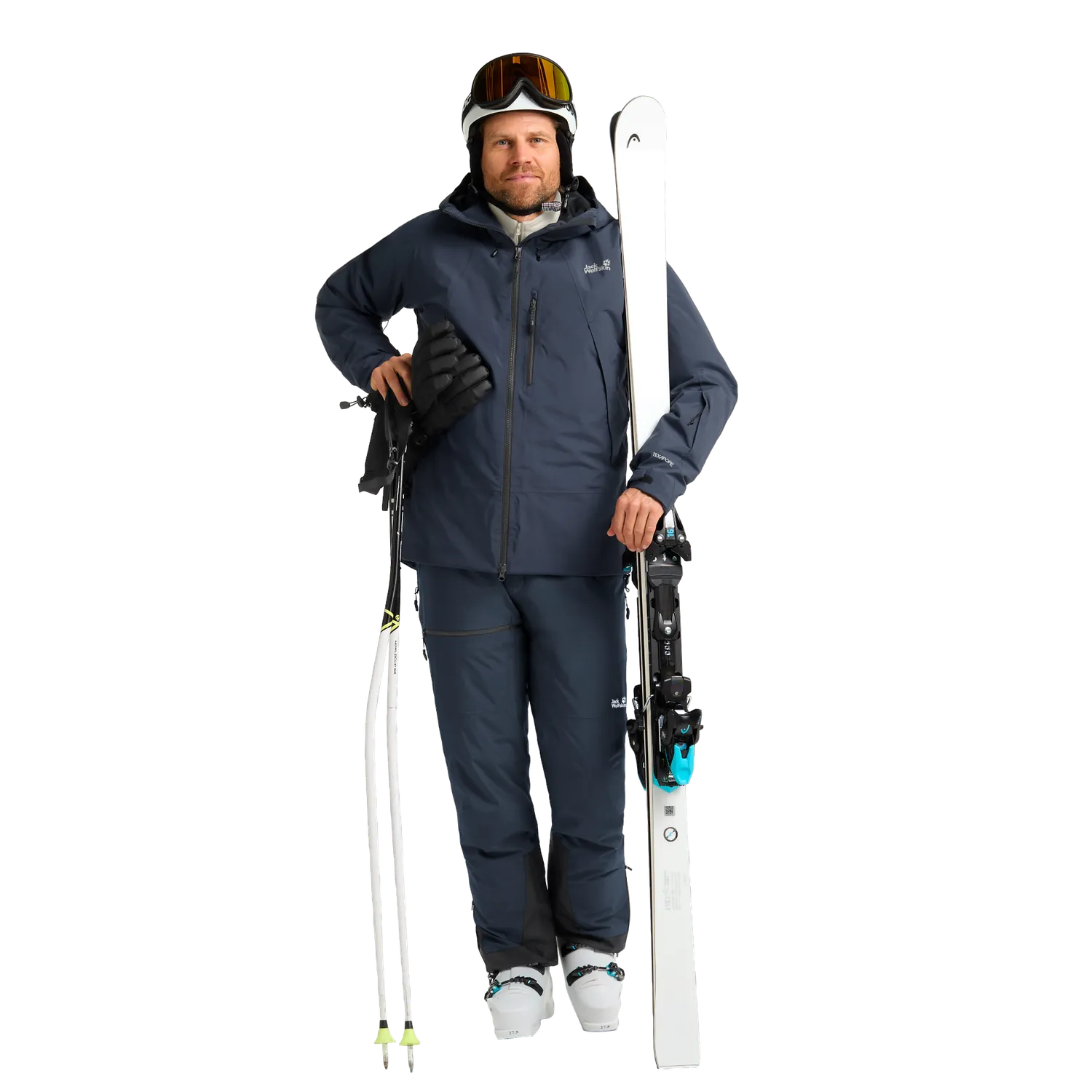 Jack Wolfskin Flowline Pro 2L veste ski homme isolée