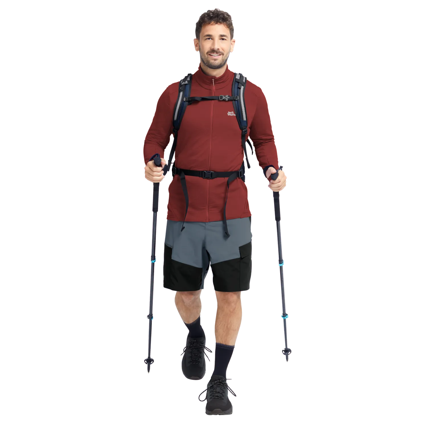Jack Wolfskin Litestride FZ M polaire homme Texadri zippée