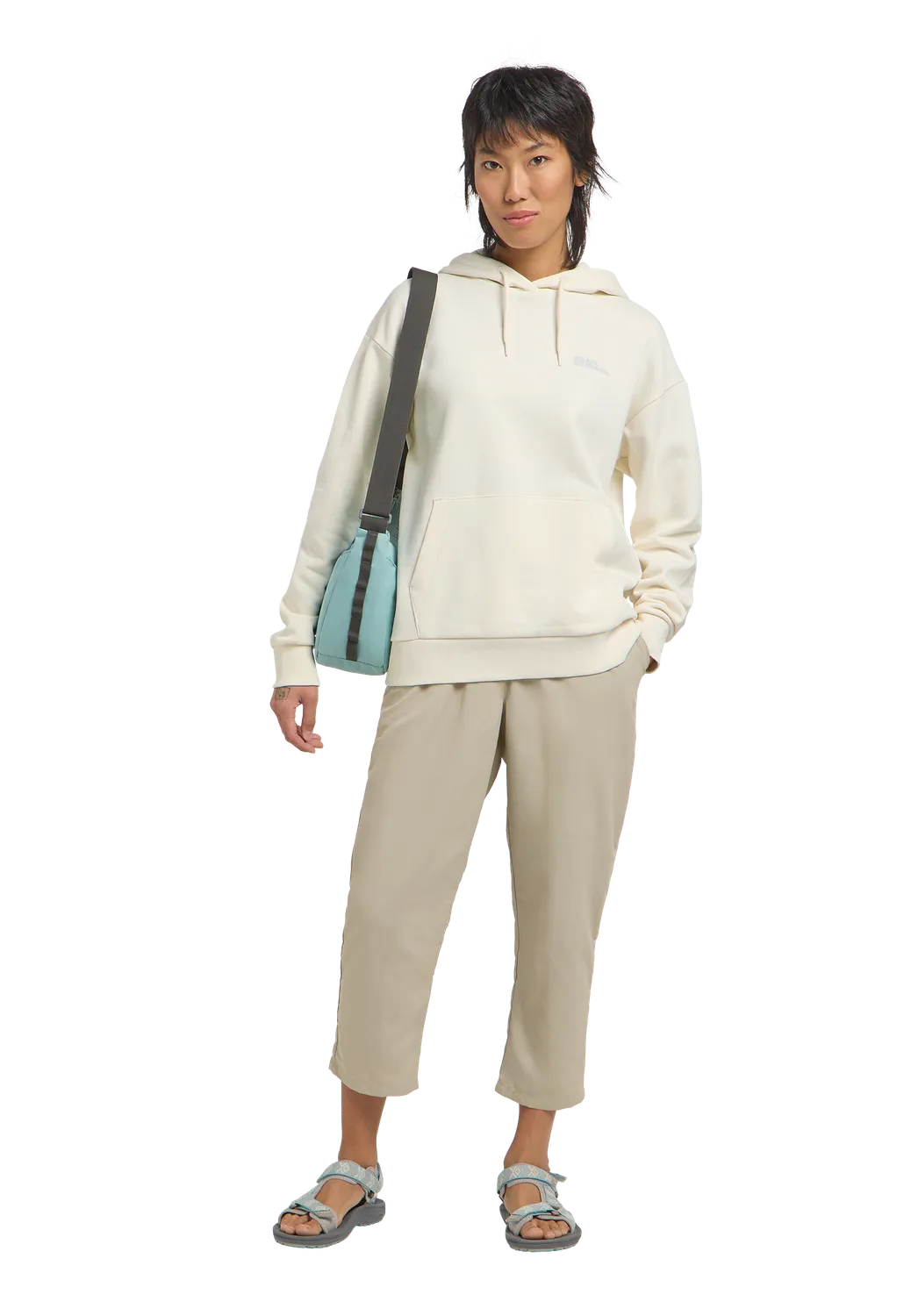 Jack Wolfskin Essential Hoodie sweat femme coton XS-2XL