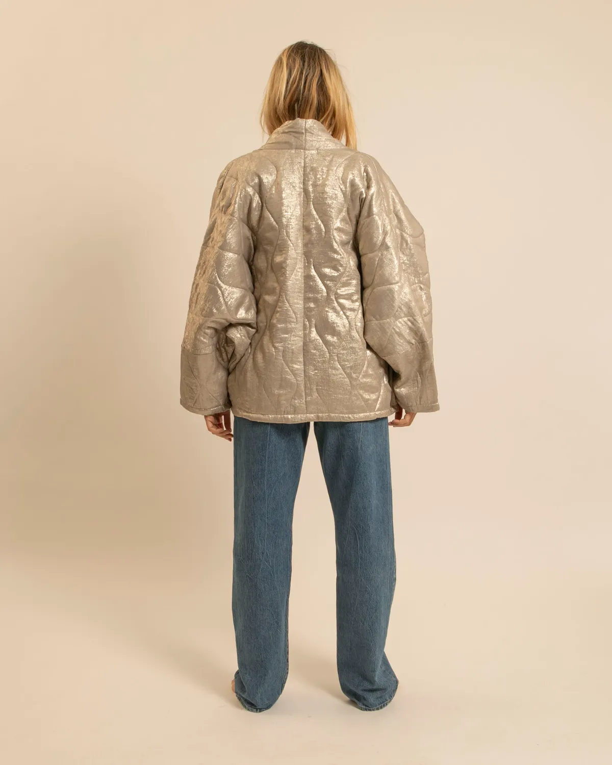 AOKYANOS Chicago irisé kimono gold taille unique