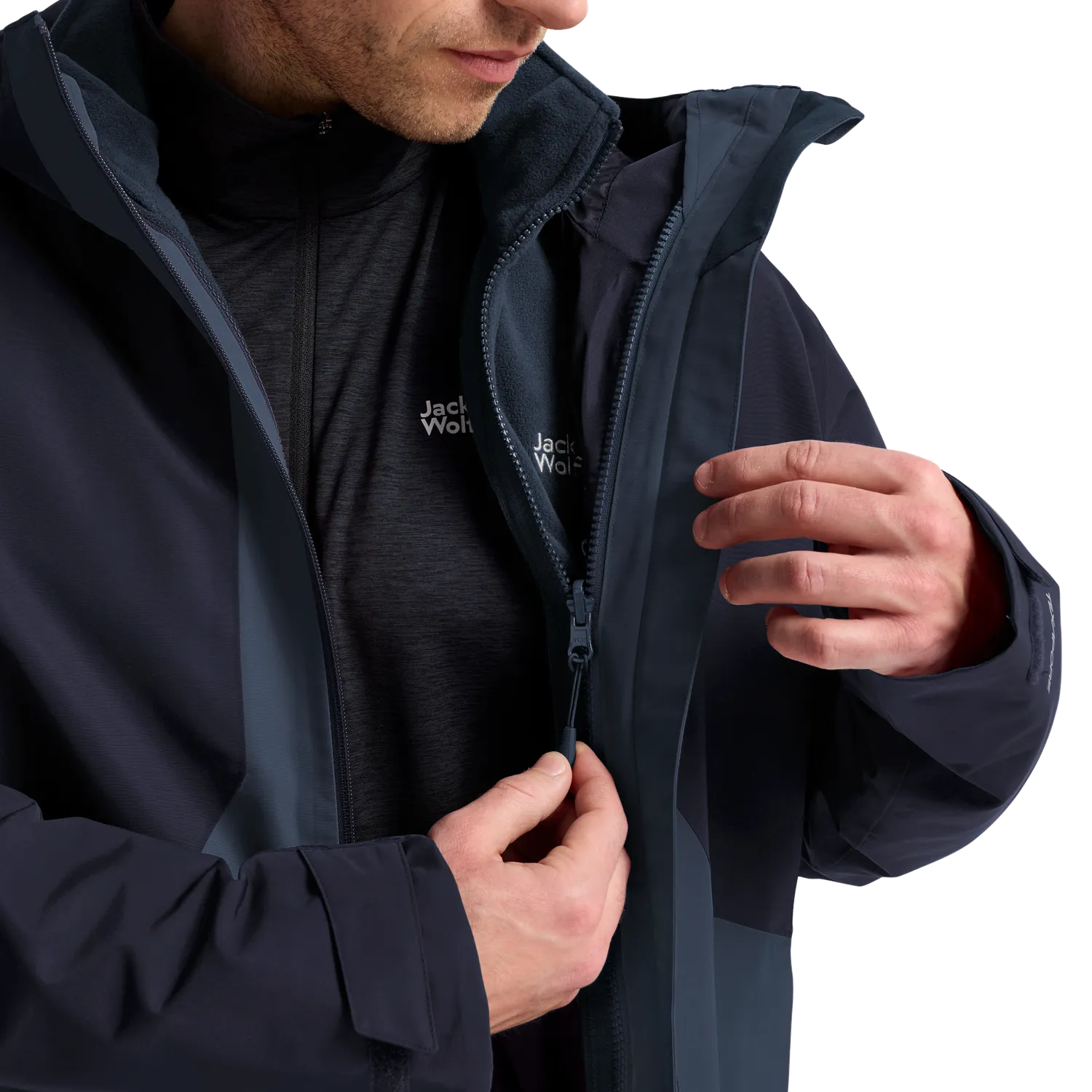 Jack Wolfskin Stonetrail 3in1 Jkt M veste homme 3-en-1 étanche