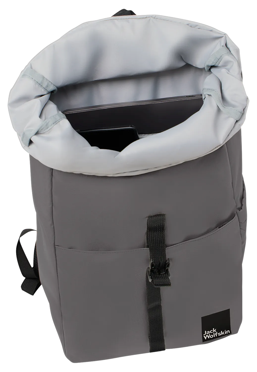 Jack Wolfskin Island sac à dos 20L roll-top gris