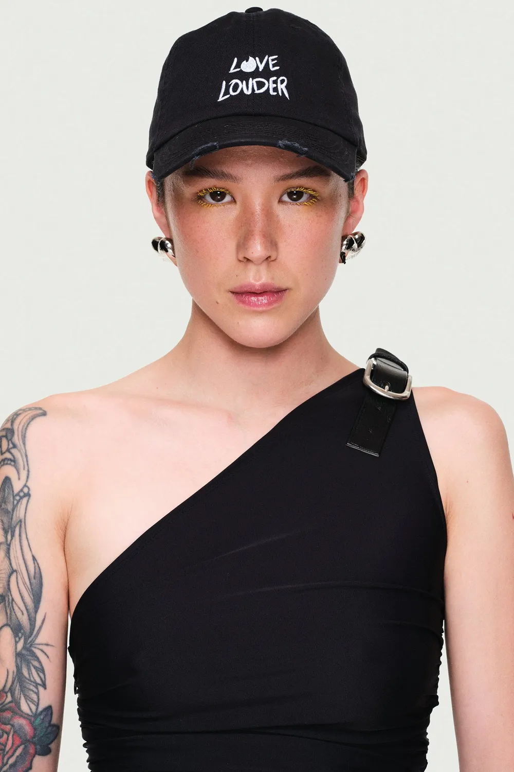 JEANNE FRIOT Love Louder Cap casquette coton recyclé