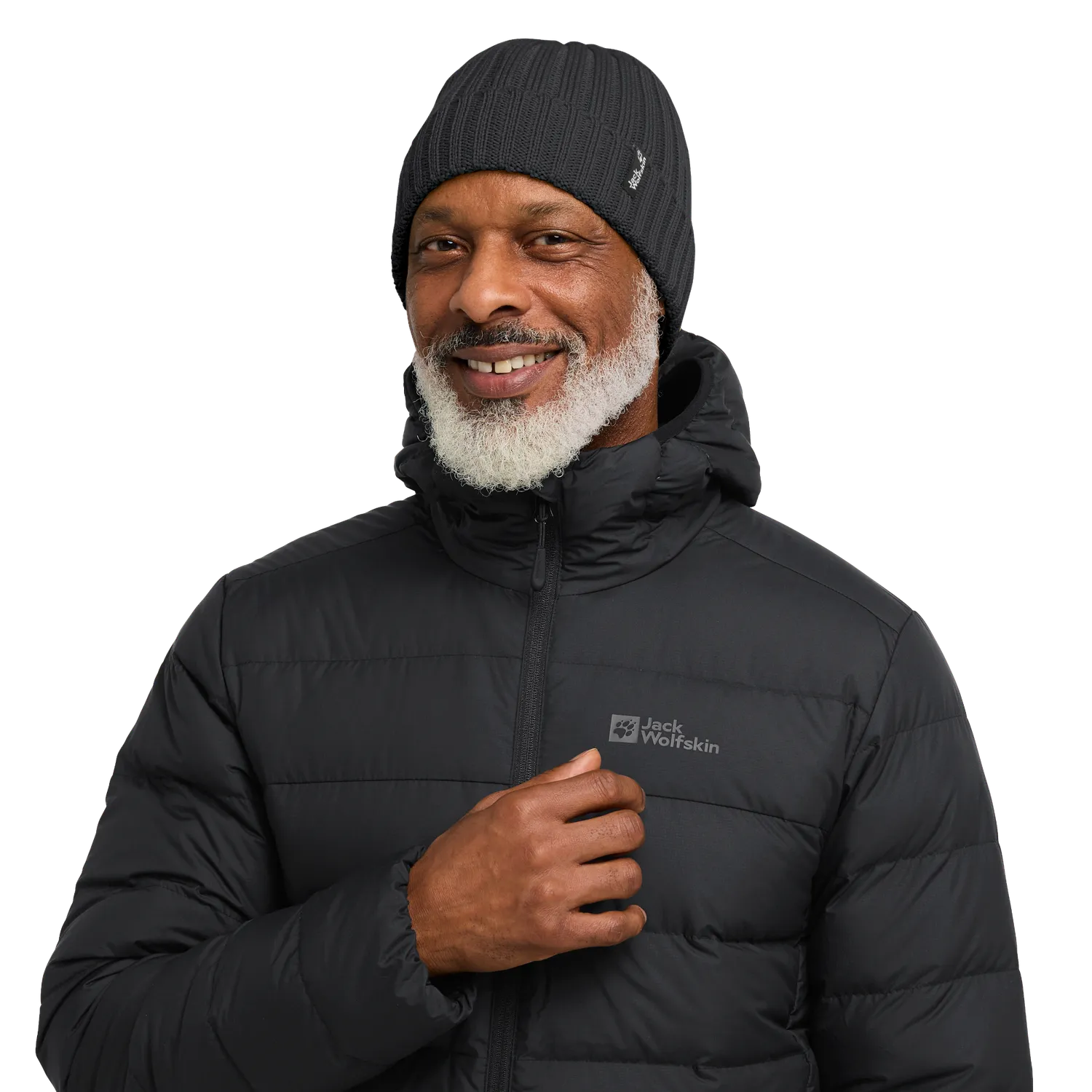 Jack Wolfskin Rib Knit Beanie bonnet doublé polaire mixte