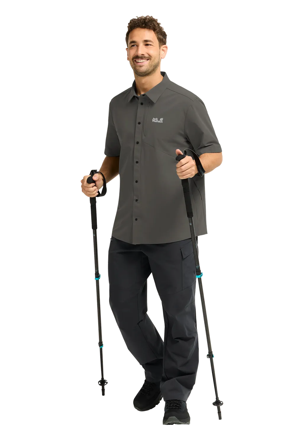 Jack Wolfskin Prelight Suncool Shirt M chemise rando anti-UV