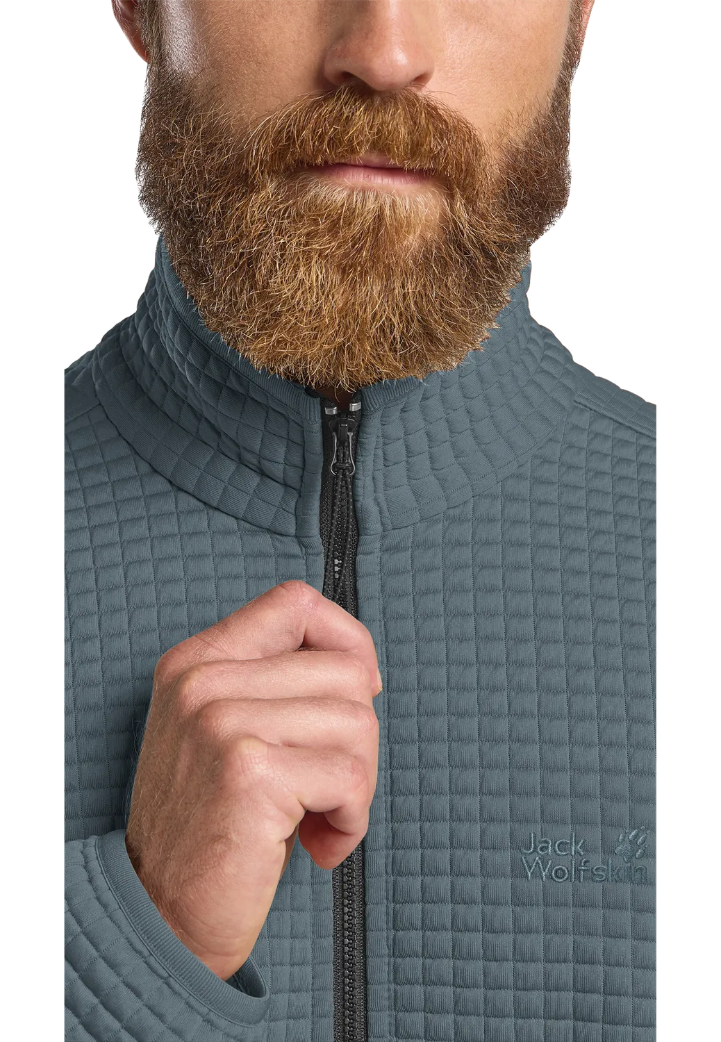 Jack Wolfskin Mogari FZ M veste polaire homme gaufrée