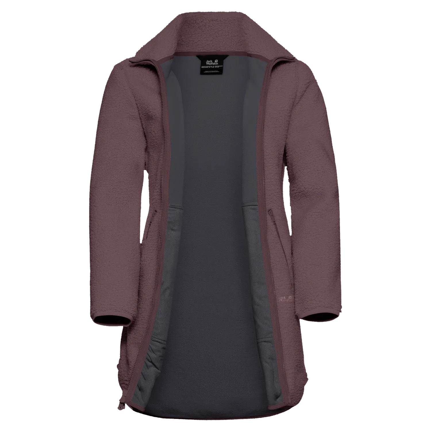Jack Wolfskin High Curl Coat W manteau femme sherpa chaud