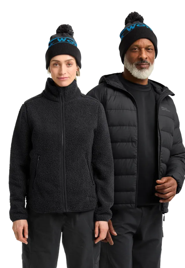 Jack Wolfskin Jack Beanie bonnet pompon acrylique