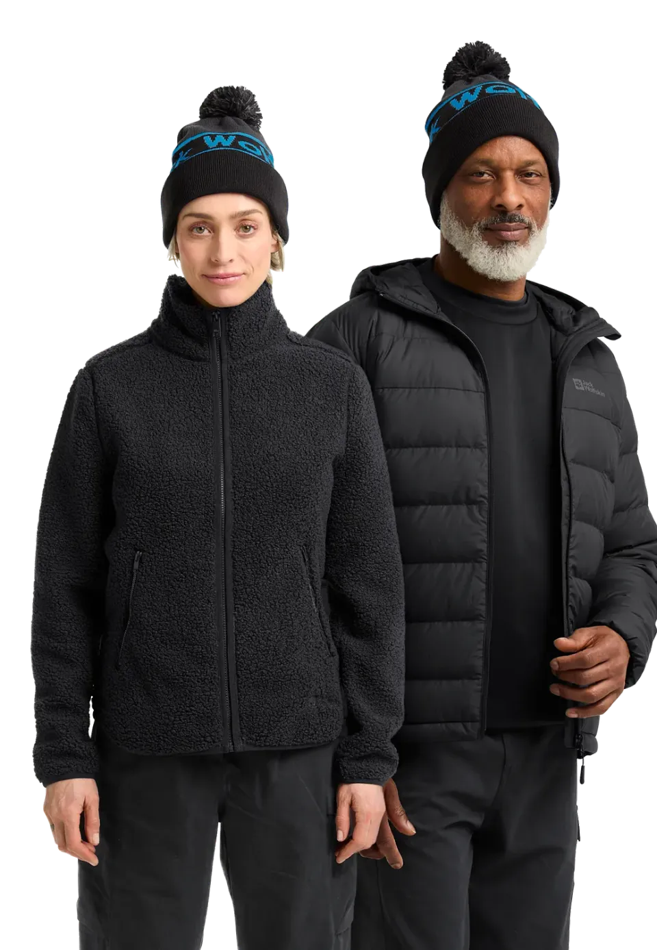 Jack Wolfskin Jack Beanie bonnet pompon acrylique