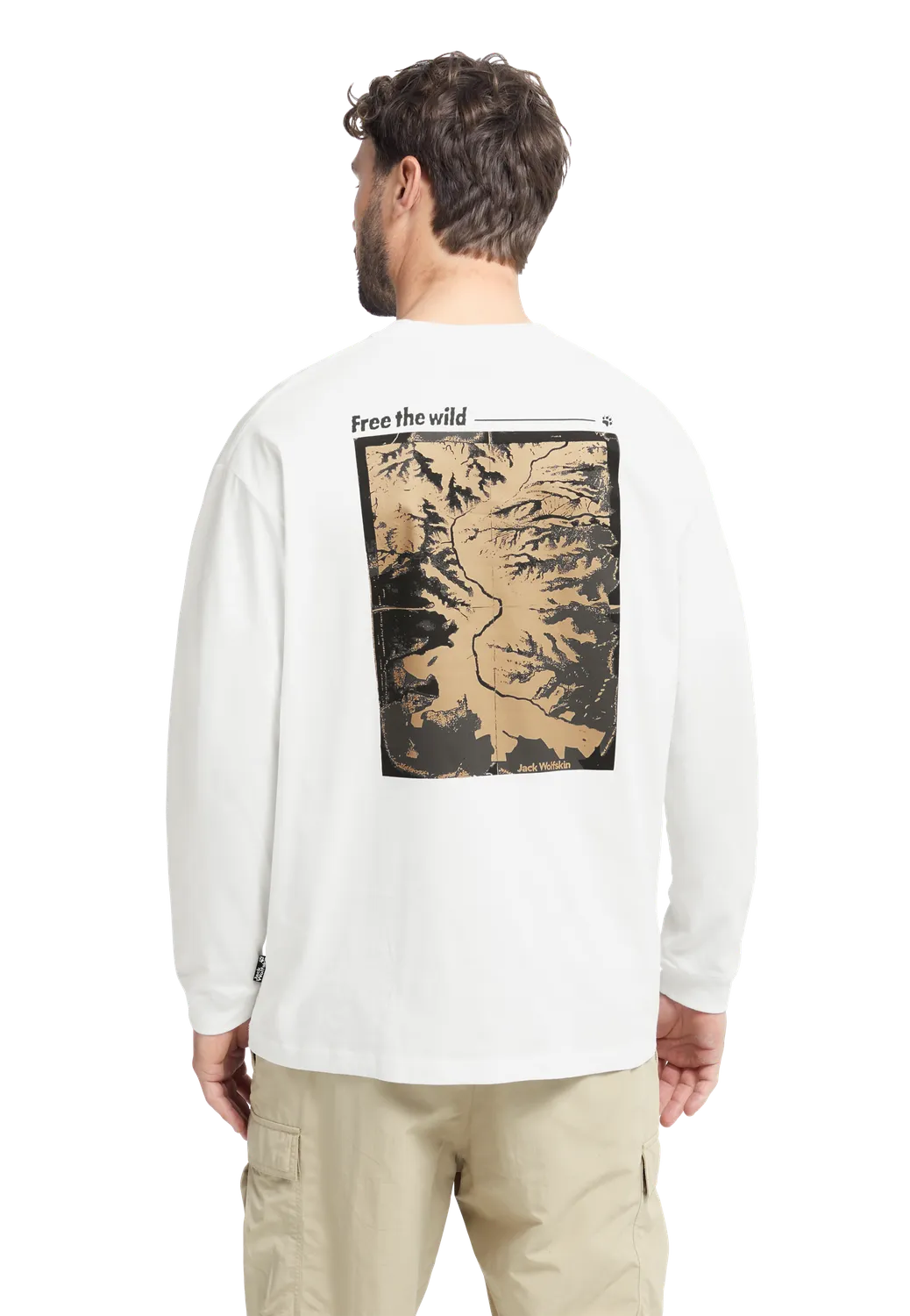 Jack Wolfskin Confident LS T M t-shirt homme coton manches longues