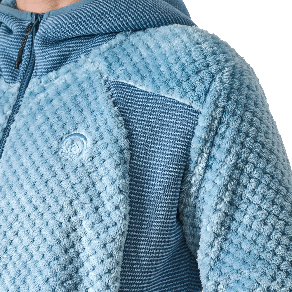 Lhotse Hazel polaire winterblue panneaux stretch