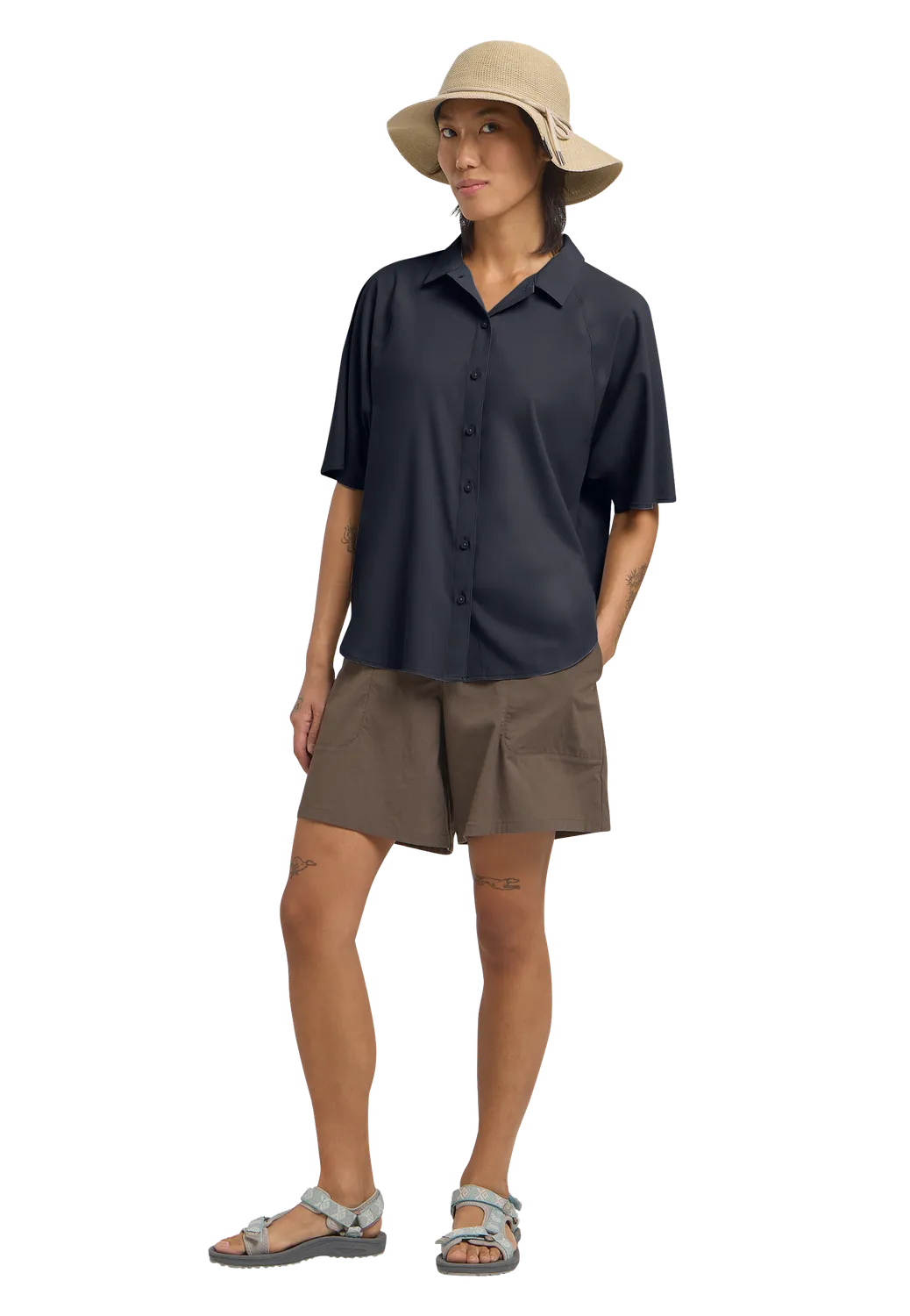 Jack Wolfskin Sierra Quest chemise femme manches courtes