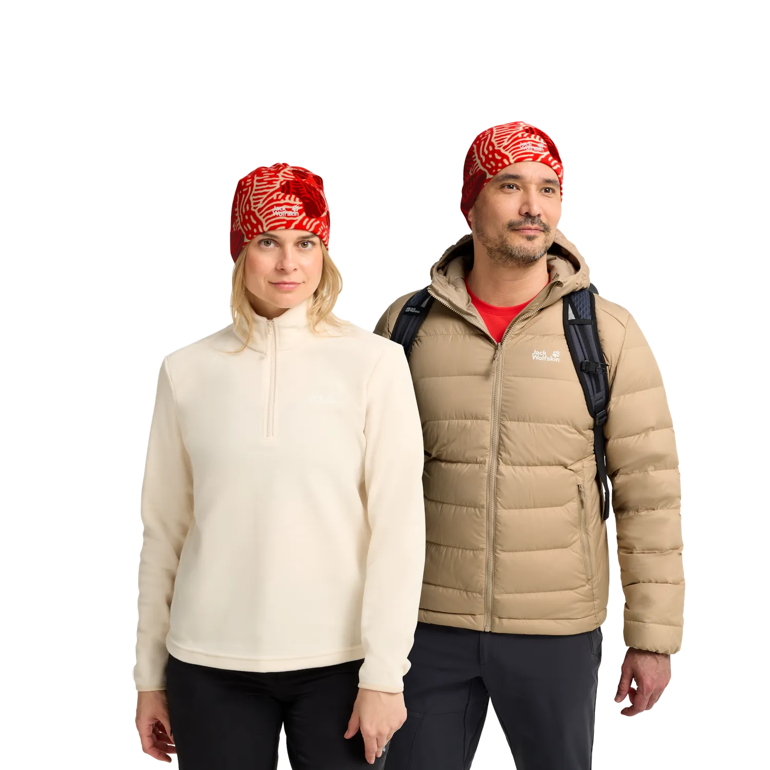 JACK WOLFSKIN REAL STUFF PRINT BEANIE bonnet imprimé