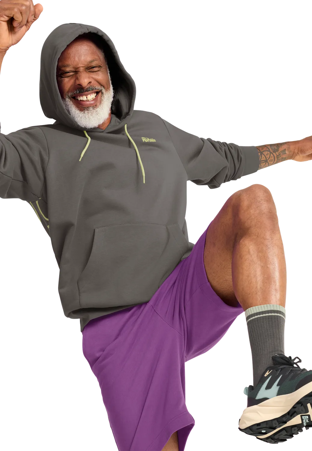 Jack Wolfskin Celebrate the Paw Hoody M sweat capuche homme coton