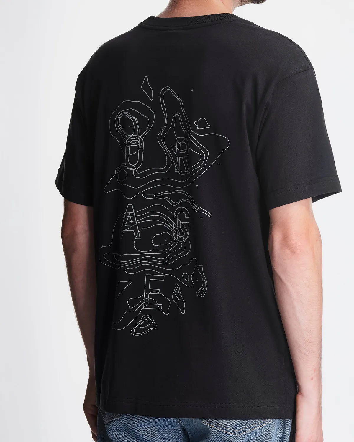 Orage Alpine Tee t-shirt noir coton bio